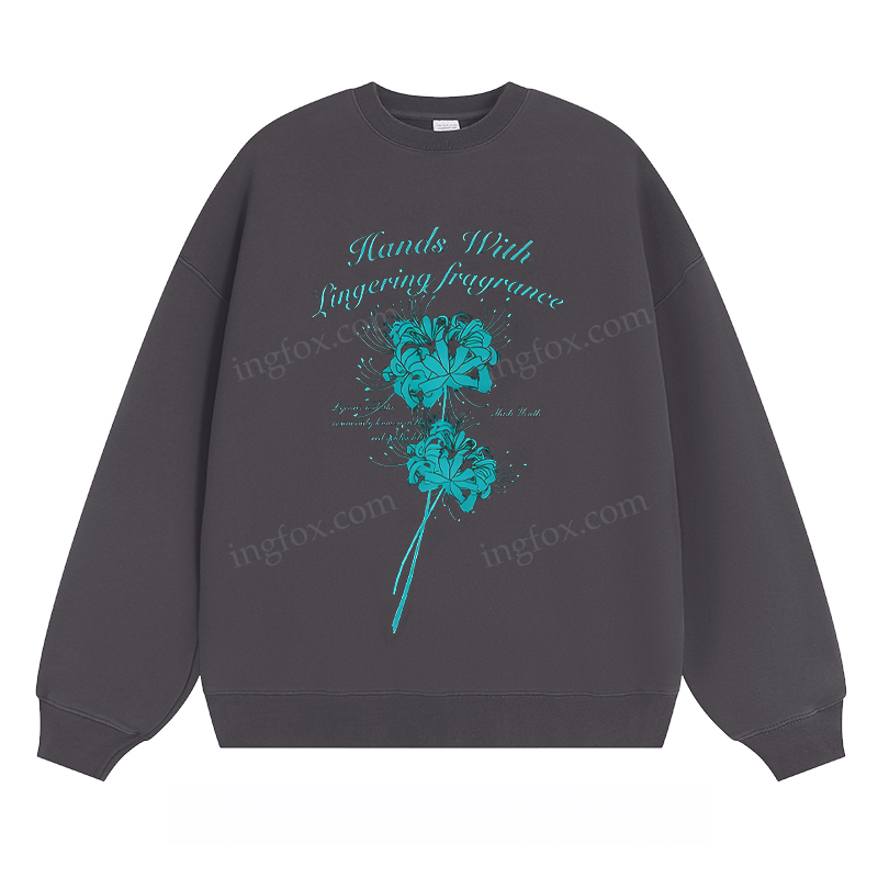 " Hands With Lingering Fragrance" - Classic Unisex Fit Crewneck Sweatshirt