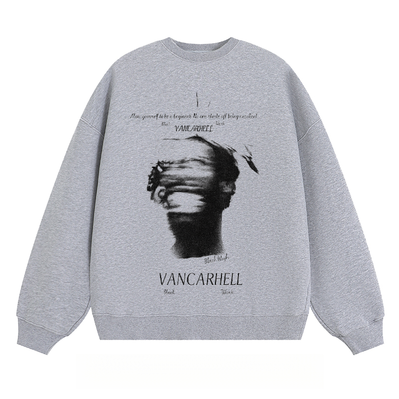 Vancarhell Artistic Portrait - Classic Unisex Fit Crewneck Sweatshirt