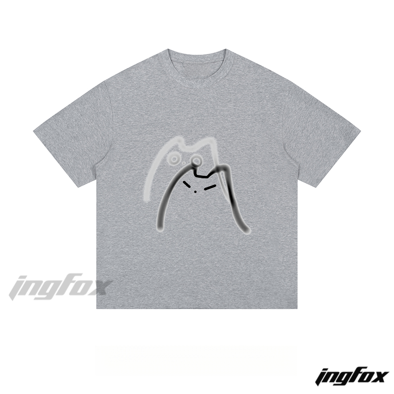 Abstract Cat Doodle - Loose Fit Short Sleeve T - Shirt