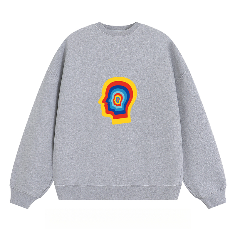 Rainbow Head Silhouette - Classic Unisex Fit Crewneck Sweatshirt