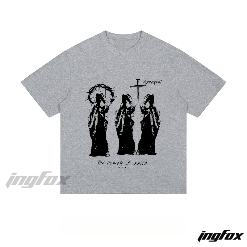 Faith Symbol - Loose Fit Short Sleeve T - Shirt