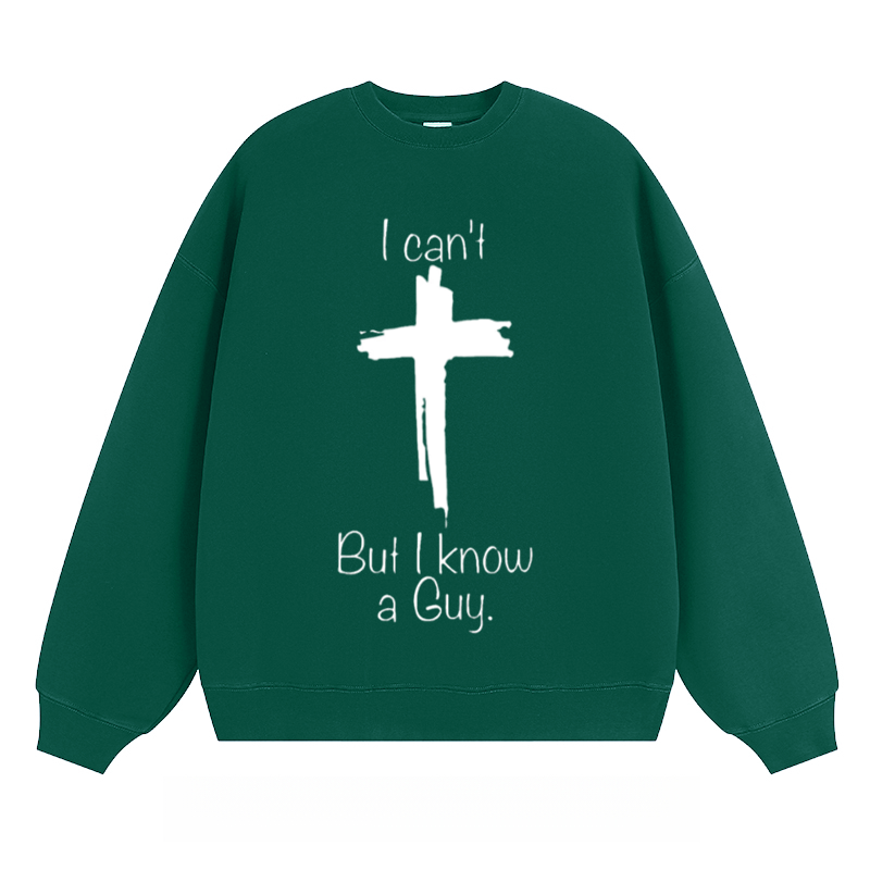Cross & Text - Classic Unisex Fit Crewneck Sweatshirt