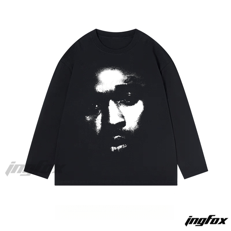 Portrait Art - Classic Cotton Long Sleeve Tee