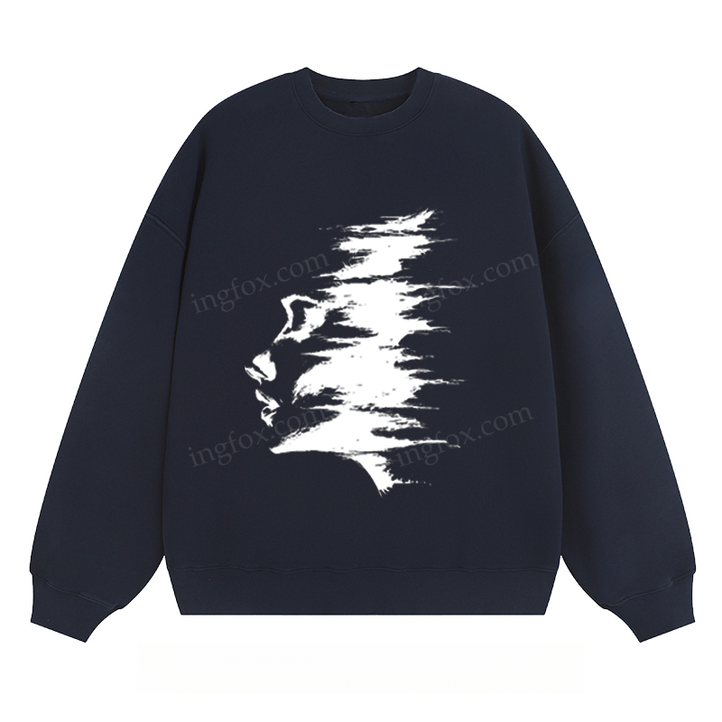 Distorted Portrait - Classic Unisex Fit Hoodie