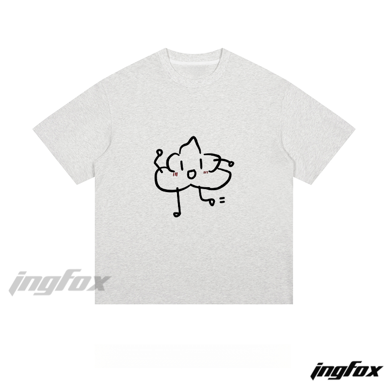 Dancing Cloud - Loose Fit Short Sleeve T - Shirt
