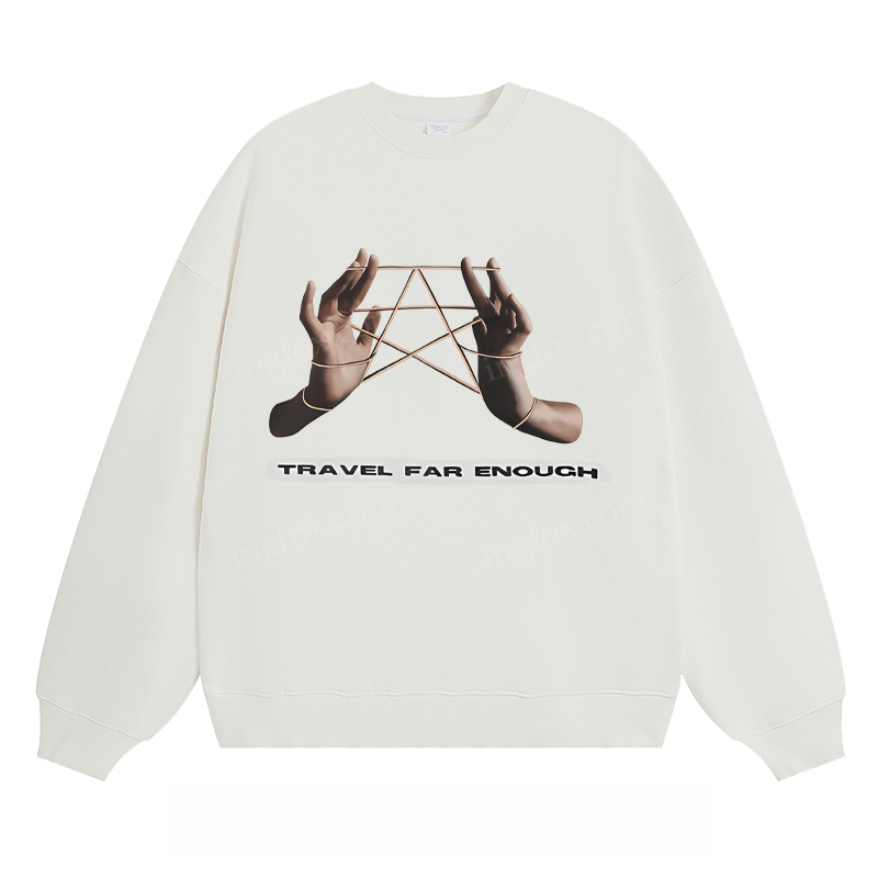 Travel Far Enough - Classic Unisex Fit Crewneck Sweatshirt