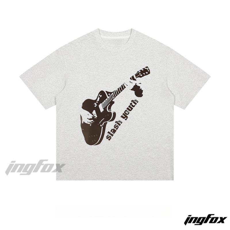 Guitar & "slash youth" - Loose Fit Short Sleeve T - Shirt