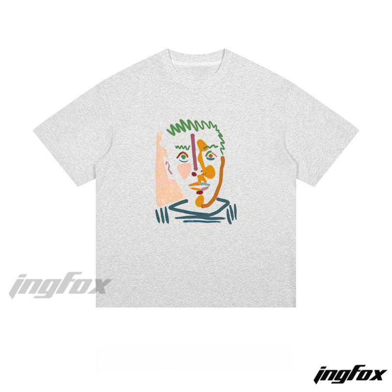 Abstract Portrait - Loose Fit Short Sleeve T - Shirt