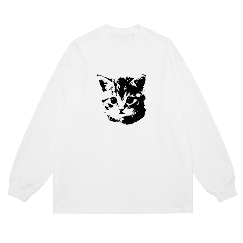 Cute Kitten - Classic Unisex Fit Cotton Long Sleeve Tee