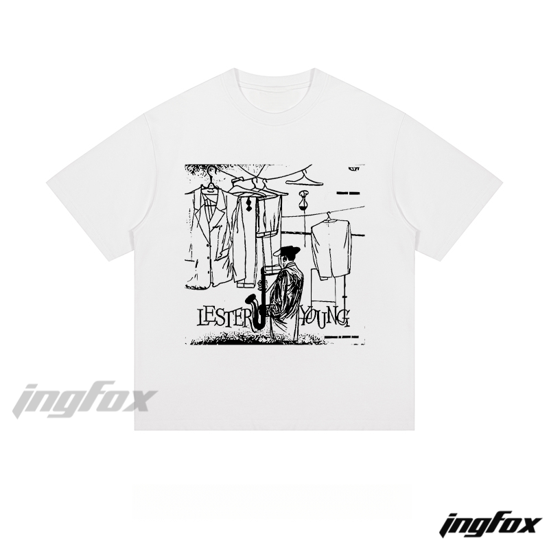 Lester Young Tribute - Loose Fit Short Sleeve T - Shirt