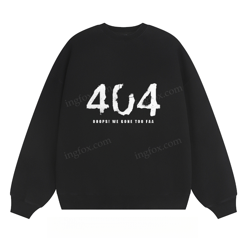 404 Error Graphic - Classic Unisex Fit Crewneck Sweatshirt
