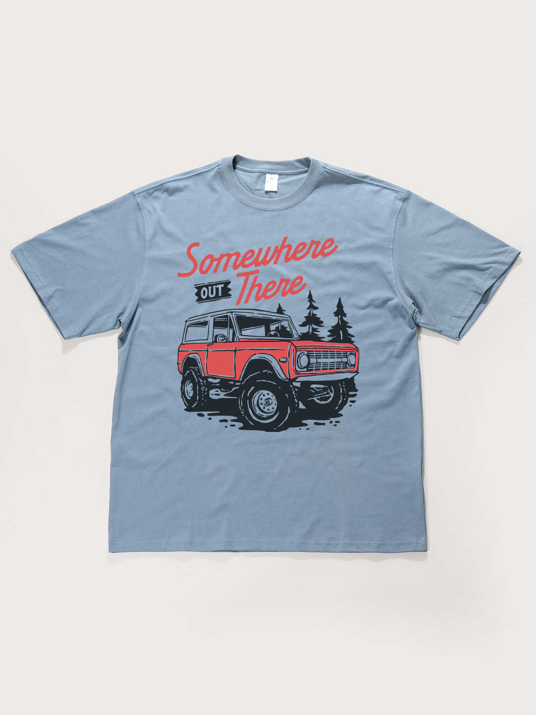 Somewhere Out There Off-Road - Unisex Retro Cotton Short Sleeve T-Shirt