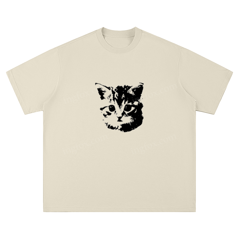 Cute Kitten Graphic - Unisex Fit Short Sleeve T - Shirt