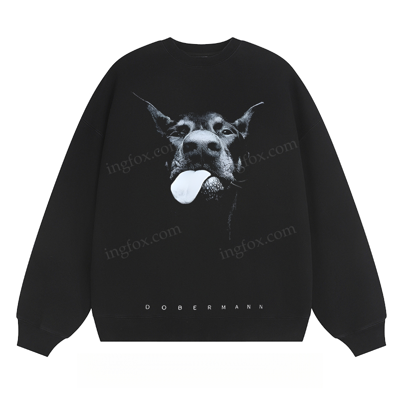 Dobermann Graphic - Classic Unisex Fit Crewneck Sweatshirt
