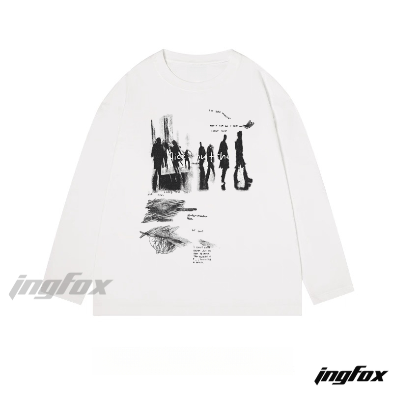 Urban Sketchwalk - Classic Cotton Long Sleeve Tee