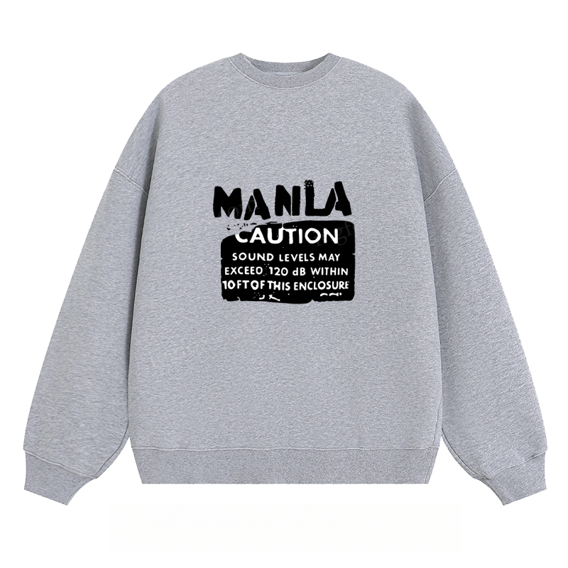 Manila Caution - Classic Unisex Fit Crewneck Sweatshirt