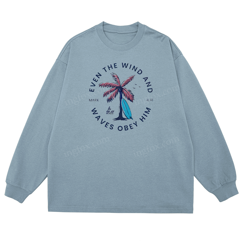 Mark 4:41 Biblical Quote - Classic Unisex Fit Cotton Long Sleeve Tee