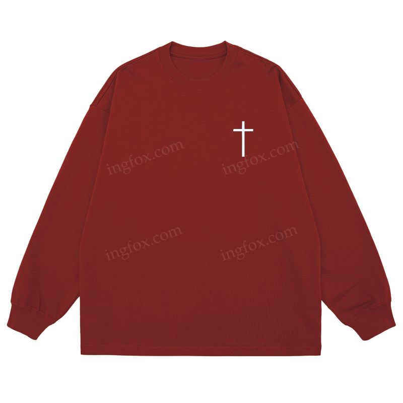 Cross - Classic Unisex Fit Cotton Long Sleeve Tee